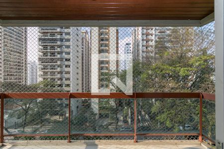Varanda da Sala de apartamento para alugar com 3 quartos, 180m² em Campo Belo, São Paulo