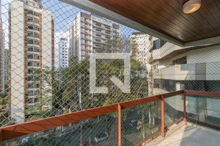 Varanda da Sala de apartamento para alugar com 3 quartos, 180m² em Campo Belo, São Paulo