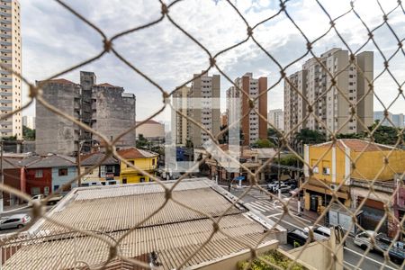 Varanda da Sala - Vista de apartamento para alugar com 1 quarto, 38m² em Cambuci, São Paulo