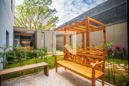 Studio para alugar com 28m², 1 quarto e sem vagaChurrasqueira