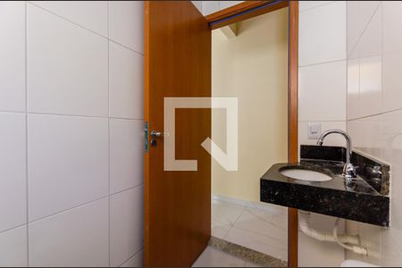 Banheiro suíte de casa para alugar com 3 quartos, 100m² em Aparecida, Santos