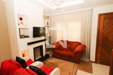 Sala de Estar de casa de condomínio à venda com 3 quartos, 187m² em Cavalhada, Porto Alegre