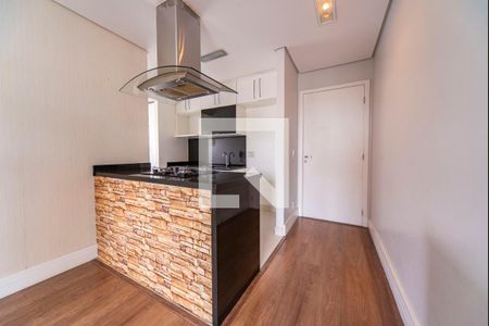 Cozinha de apartamento à venda com 3 quartos, 62m² em Vila Alzira, Santo André