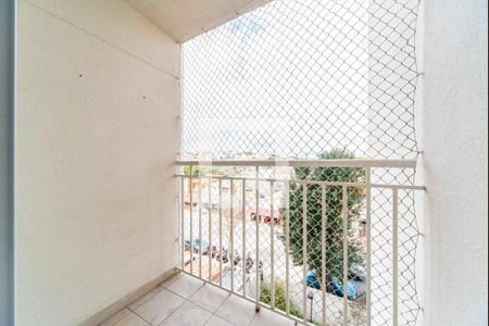 Varanda da Sala de apartamento para alugar com 3 quartos, 62m² em Vila Alzira, Santo André