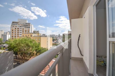 Varanda do Studio de kitnet/studio para alugar com 1 quarto, 19m² em Bela Vista, São Paulo