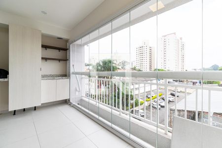 Varanda Sala  de apartamento à venda com 2 quartos, 57m² em Jardim Prudência, São Paulo