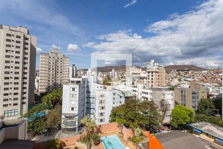 Vista da Sala de apartamento para alugar com 3 quartos, 100m² em Santo Antônio, Belo Horizonte