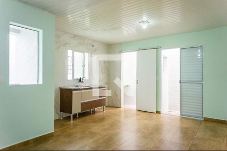 Sala e Cozinha de casa para alugar com 1 quarto, 62m² em Vila Prudente, São Paulo