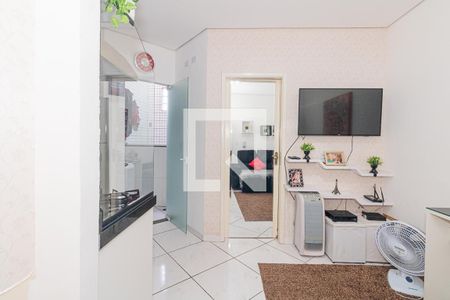 Sala e Cozinha de apartamento à venda com 1 quarto, 30m² em Vila Constança, São Paulo