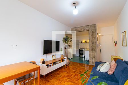 Sala de apartamento à venda com 3 quartos, 80m² em Jardim Paulista, São Paulo