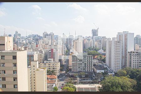 Vista da Varanda de apartamento à venda com 2 quartos, 67m² em Consolação, São Paulo