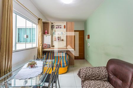 Sala de apartamento à venda com 2 quartos, 76m² em Parque Gerassi, Santo André