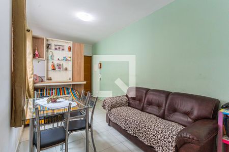 Sala de apartamento à venda com 2 quartos, 76m² em Parque Gerassi, Santo André
