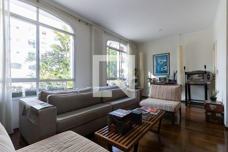 Sala de apartamento à venda com 3 quartos, 127m² em Vila Sofia, São Paulo