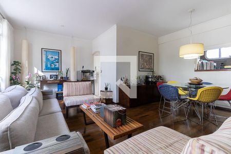 Sala de apartamento à venda com 3 quartos, 127m² em Vila Sofia, São Paulo