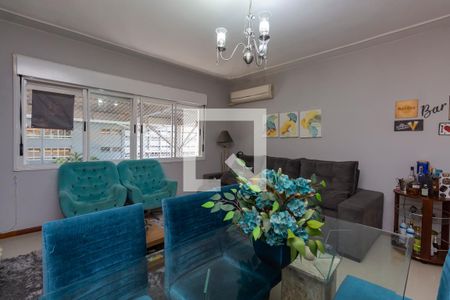 Sala  de apartamento à venda com 3 quartos, 122m² em Santa Cecília, Porto Alegre