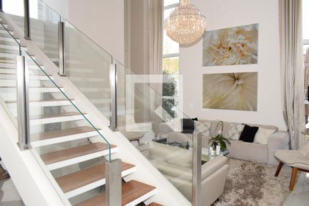 Sala de estar de casa de condomínio à venda com 4 quartos, 420m² em Jardim Marcos Leite, Jundiaí