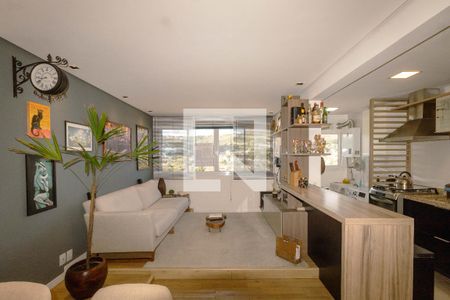 Sala de apartamento à venda com 1 quarto, 50m² em Teresópolis, Porto Alegre
