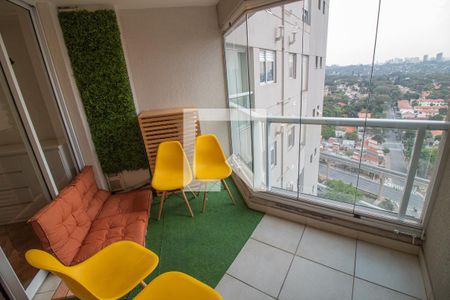 Sacada de apartamento para alugar com 1 quarto, 47m² em Campo Belo, São Paulo
