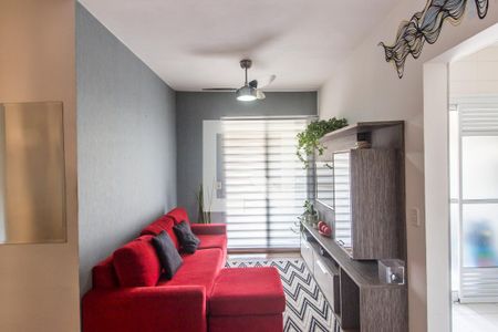 Detalhe Sala de apartamento para alugar com 3 quartos, 74m² em Jardim Tupanci, Barueri