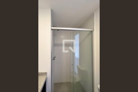 Banheiro de kitnet/studio à venda com 1 quarto, 25m² em Indianópolis, São Paulo