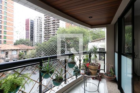 Varanda da Sala de apartamento à venda com 4 quartos, 150m² em Paraíso, São Paulo
