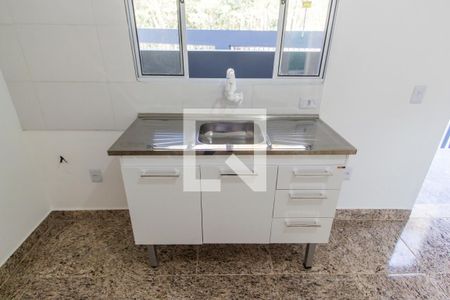 Detalhe cozinha de kitnet/studio para alugar com 1 quarto, 28m² em Vila do Conde, Barueri