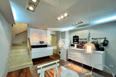 Sala/Cozinha de casa de condomínio para alugar com 3 quartos, 180m² em Jardim Paulistano, São Paulo