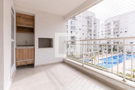 Varanda da Sala de apartamento para alugar com 3 quartos, 82m² em Vila Isa, São Paulo