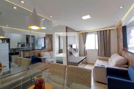 Sala de apartamento para alugar com 2 quartos, 47m² em Jardim São Francisco (zona Leste), São Paulo