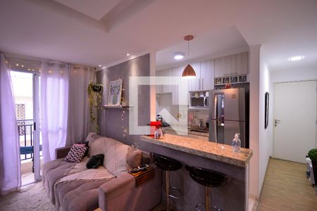 Sala de apartamento à venda com 2 quartos, 46m² em Vila Caraguatá, São Paulo