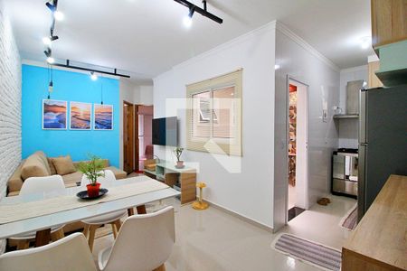 Sala de apartamento à venda com 2 quartos, 62m² em Parque das Nações, Santo André