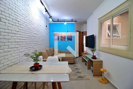 Sala de apartamento à venda com 2 quartos, 62m² em Parque das Nações, Santo André