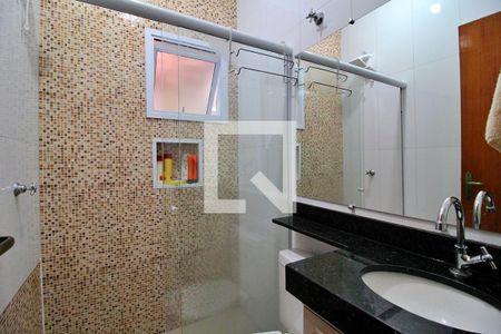 Banheiro da Suíte de apartamento à venda com 2 quartos, 62m² em Parque das Nações, Santo André