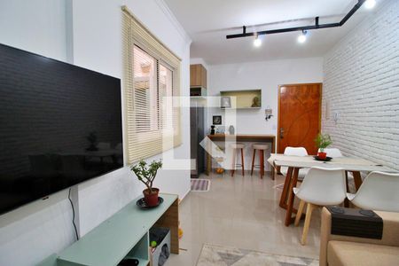 Sala de apartamento à venda com 2 quartos, 62m² em Parque das Nações, Santo André
