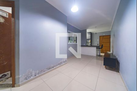Sala de apartamento à venda com 2 quartos, 55m² em Vila Linda, Santo André