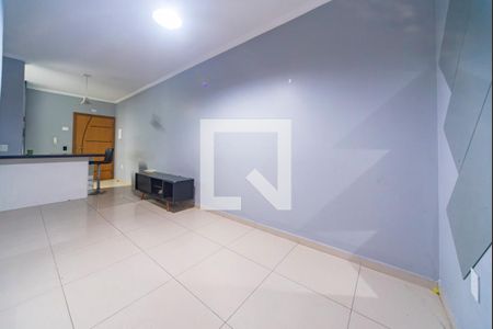 Sala de apartamento à venda com 2 quartos, 55m² em Vila Linda, Santo André