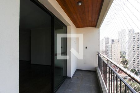 Varanda  de apartamento para alugar com 3 quartos, 115m² em Indianópolis, São Paulo