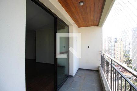 Varanda  de apartamento para alugar com 3 quartos, 115m² em Indianópolis, São Paulo