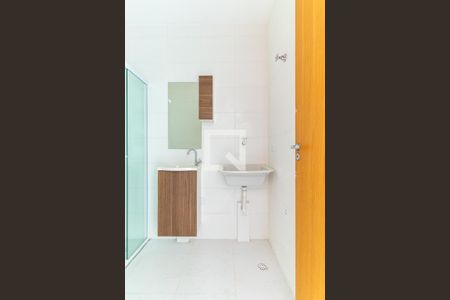 Banheiro/Lavanderia de kitnet/studio para alugar com 1 quarto, 25m² em Vila São Pedro, São Paulo