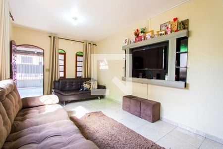 Sala de casa à venda com 3 quartos, 179m² em Vila Linda, Santo André