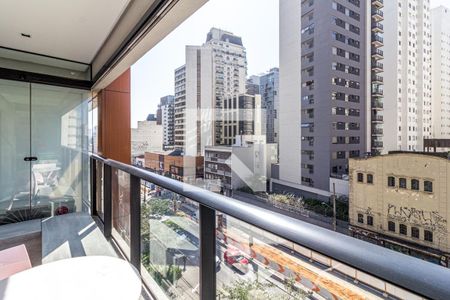Varanda de kitnet/studio à venda com 1 quarto, 40m² em Itaim Bibi, São Paulo