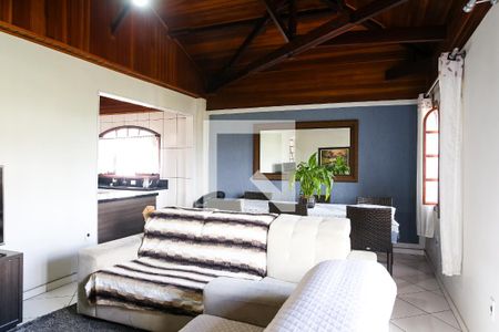 Sala de apartamento à venda com 3 quartos, 95m² em Jardim das Maravilhas, Santo André