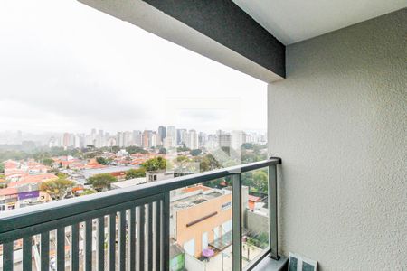 Varanda de kitnet/studio para alugar com 1 quarto, 27m² em Santo Amaro, São Paulo