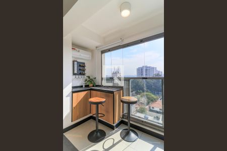 Studio à venda com 30m², 1 quarto e sem vagaVaranda