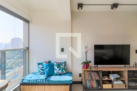 Studio à venda com 30m², 1 quarto e sem vagaVaranda