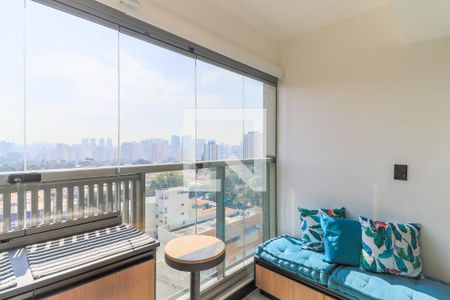 Studio à venda com 30m², 1 quarto e sem vagaVaranda