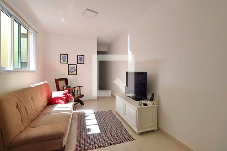 Sala de apartamento à venda com 2 quartos, 55m² em Vila Guiomar, Santo André
