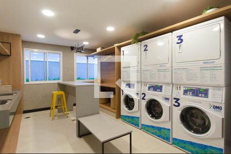 Apartamento para alugar com 26m², 1 quarto e sem vagaLavanderia