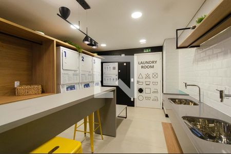 Apartamento para alugar com 26m², 1 quarto e sem vagaLavanderia